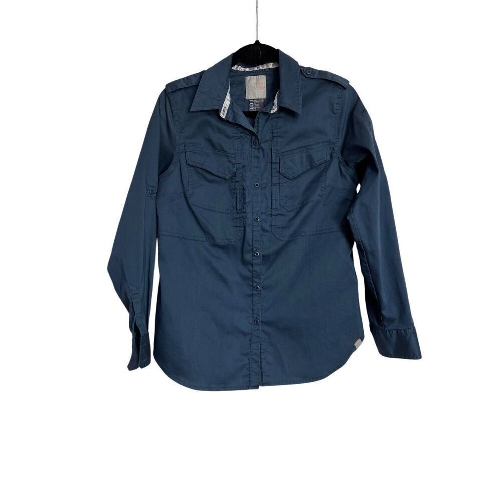 5.11 Tactical Shirt Womens Size Small Navy Blue Button-Down NWOT EMS Police